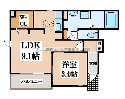 【間取り】 | セレスコート花園