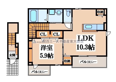【間取り】 | セレスコート花園