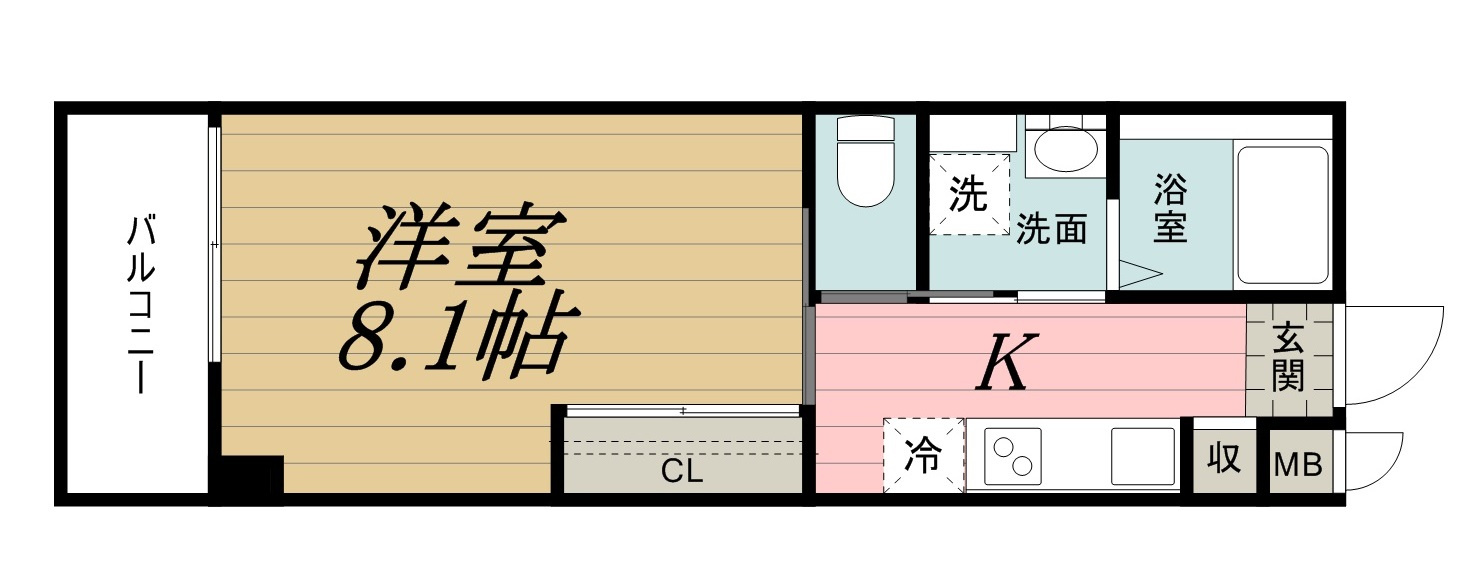 カメリア西千葉の間取り