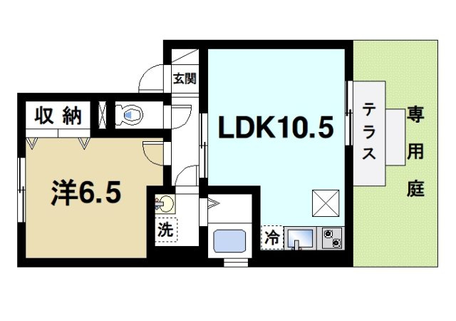 コスモス　オーゼの間取り|間取り図です