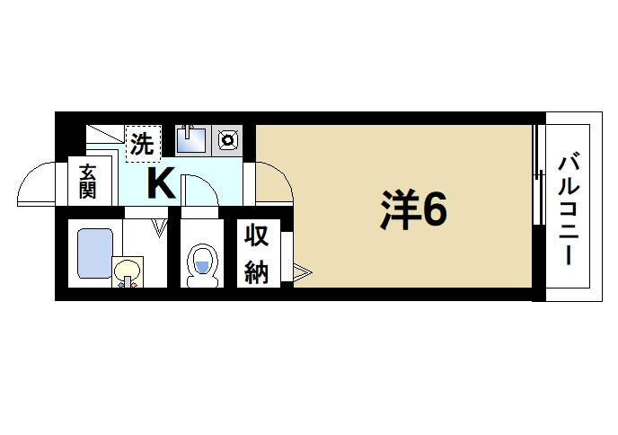 チェルヴォ（阪新屋町）の間取り