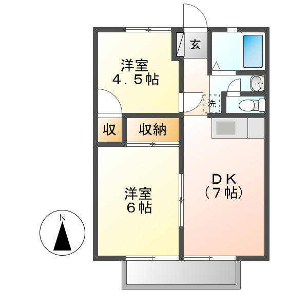 グリーンコーポの間取り