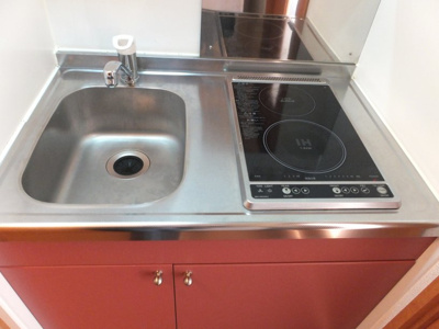 【キッチン】 | レオパレスレスト | 同タイプ　電気2口コンロです♪