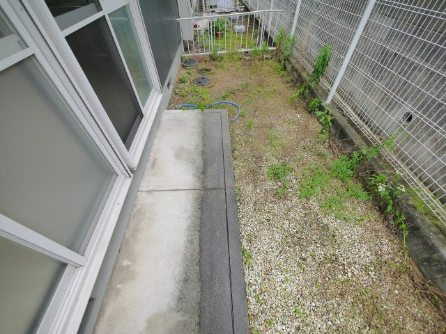 バンブーパインハイツの庭|お庭が付いています