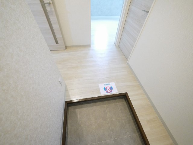 バンブーパインハイツの玄関|シンプルで使いやすい玄関です