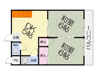 【間取り】 | 阪下ハイツ