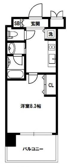 【間取り】 | スプランディッド新大阪Ⅲ