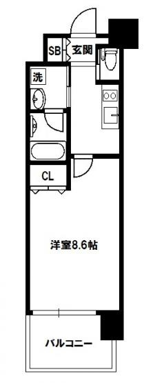 【間取り】 | スプランディッド新大阪Ⅲ
