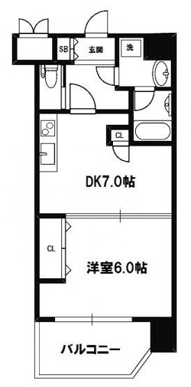 【間取り】 | スプランディッド新大阪Ⅲ
