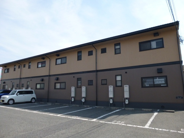 倉敷市福島のアパートの外観