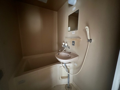 【浴室】 | 宮脇ハイツ | 落ち着いた空間のお風呂です