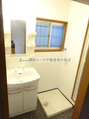 【洗面所】 | 中石切町5丁目貸家