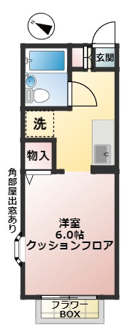 メゾンドPOSTの間取り|駅から近く便利な物件【メゾンドPOST】