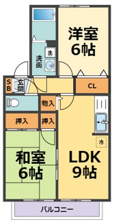 【間取り】 | カーサイクマタ５（鳴尾小・鳴尾中学校区）