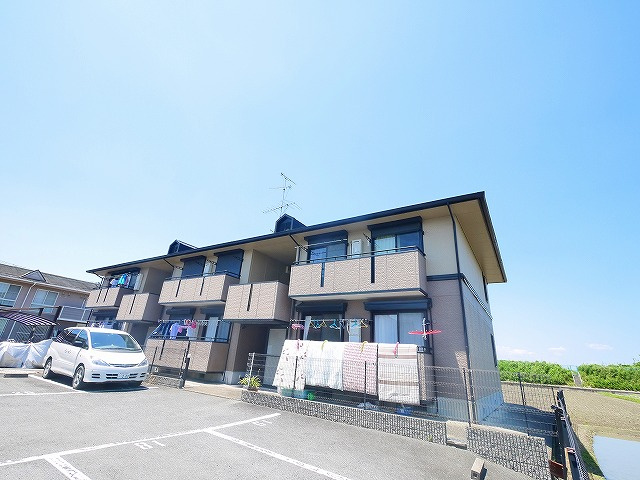 サニーコートB（杏町）の外観|落ち着いた雰囲気の外観です