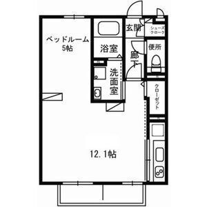 フルールBの間取り