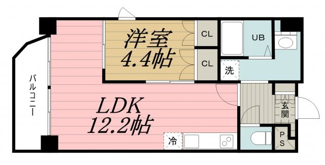 セザン新町の間取り