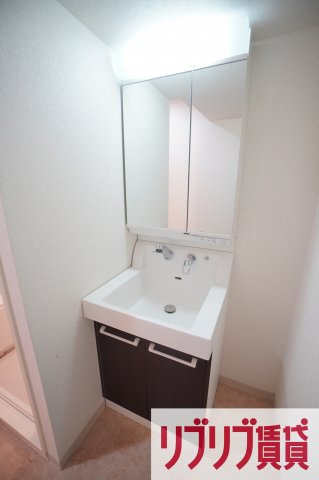 セザン新町の洗面所