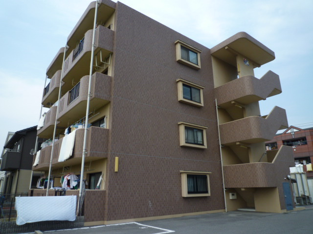 倉敷市新田の賃貸マンションの外観