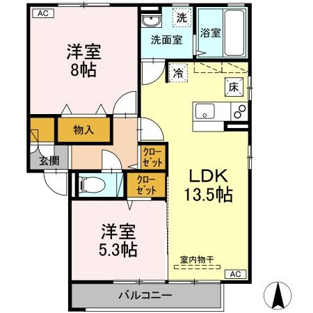 グレースフィールドの間取り