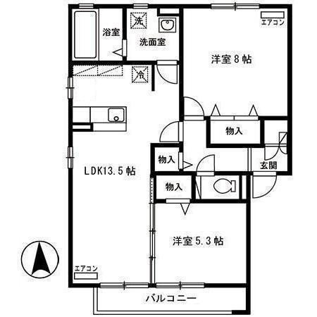 グレースフィールドの間取り