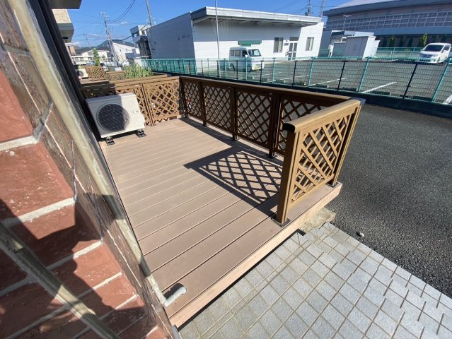 サニーハイツのバルコニー