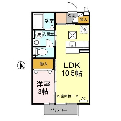 ピソ レセンテの間取り