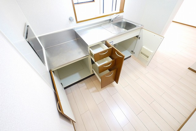 ベルメゾン大幸Bのキッチン|使いやすいキッチンです