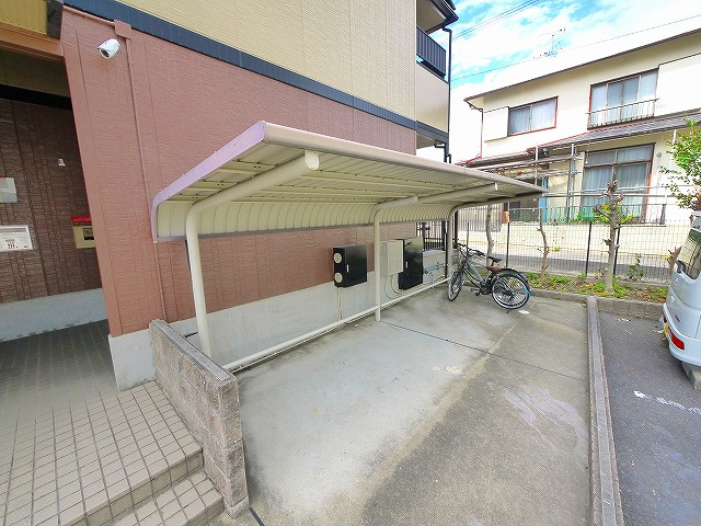 チェルヴォ（阪新屋町）のその他共用部分|共用の駐輪場です