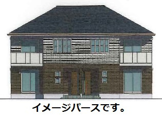 倉敷市大内のアパートの外観