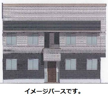 総社市駅前２丁目のアパートの外観