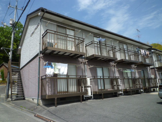 倉敷市三田のアパートの外観