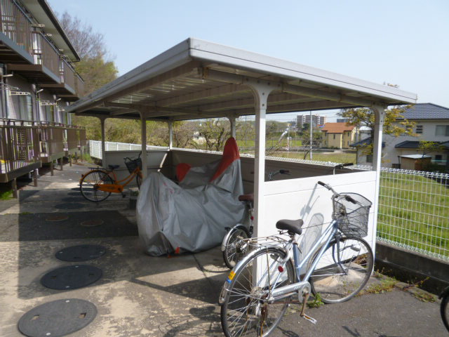 倉敷市三田のアパートのその他共用部分|自転車置き場