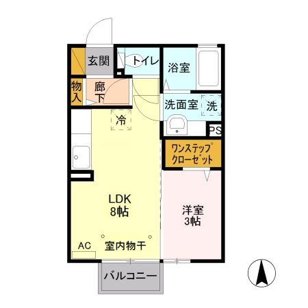 【間取り】 | シャトー・デュ・ボヌール　Ｂ