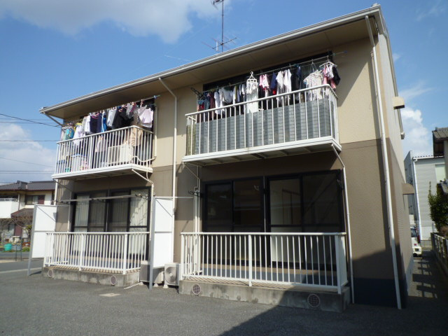 倉敷市二日市のアパートの外観