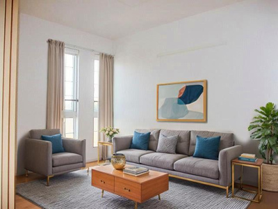 【居間・リビング】 | グリーンヒルズ | CGで家具等を配置したものです。実際に家具等は含まれません。