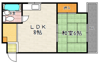 【間取り】 | 小倉マンション