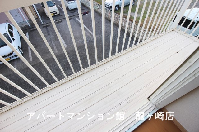 パークハイツ平台Aのバルコニー|1Fはテラスです