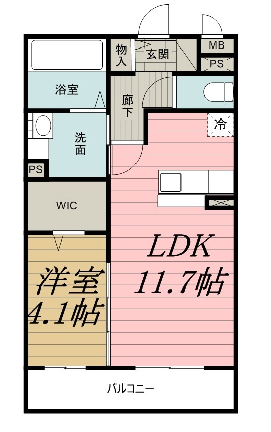 アネーロヴィータの間取り