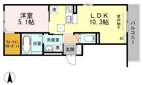 ルーエ西町の間取り