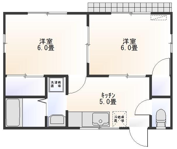【間取り】 | カーサ谷塚