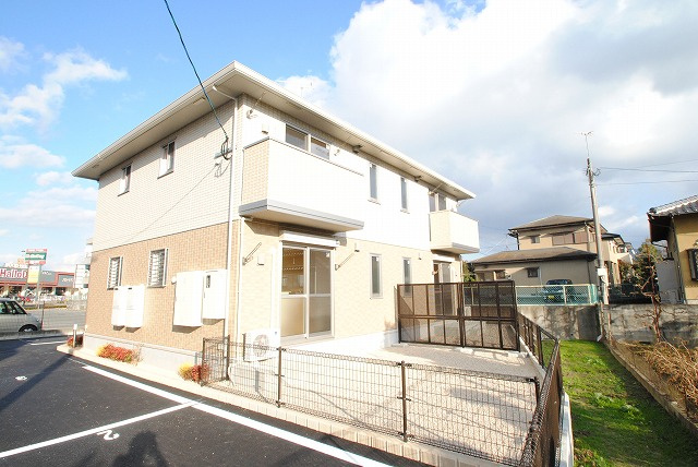 久留米市国分町のアパートの外観