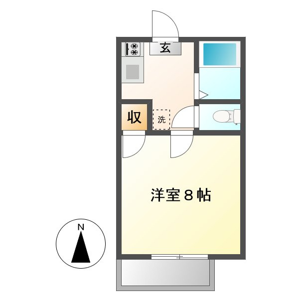 グリーンクラークの間取り
