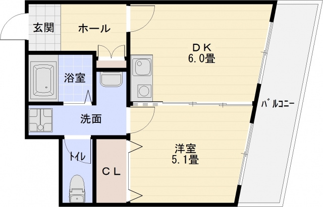 コンチェルトの間取り
