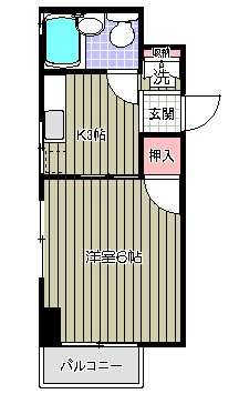 【間取り】 | 鳥利マンション | 間取り