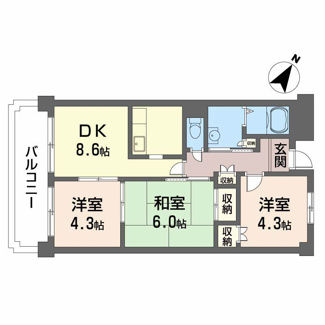 【間取り】 | モナーク・シャトー