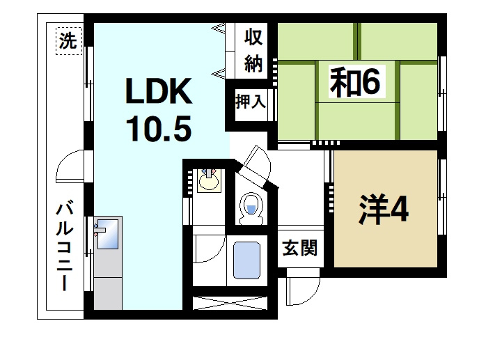 菅原三和マンションの間取り|家族とゆったりとした生活を満喫できます