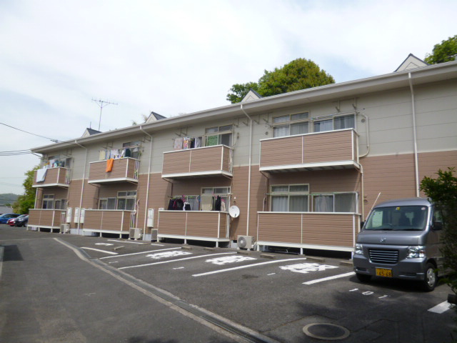 倉敷市中庄のアパートの外観