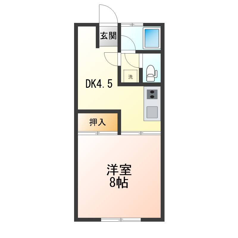 フレンドリー鈴川の間取り