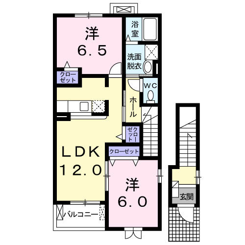 【間取り】 | ルーチェ・Ⅱ